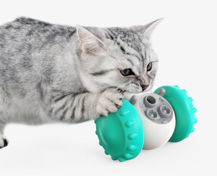 Cat And Dog Toys Slow Food Interactive Balance Car Multi functional Fun Development Smart Pet Feeding Dog Toy Car Pets Products