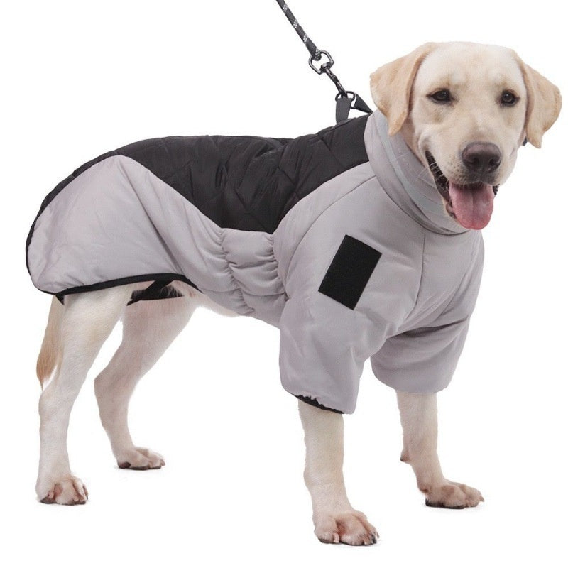 New Winter Dog Coat Waterproof Pet Clothes For Medium Large Dogs Warm Thicken Dog Vest Costume Labrador Jacket