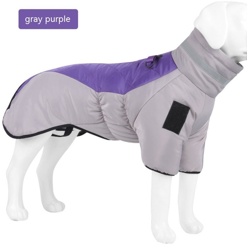 New Winter Dog Coat Waterproof Pet Clothes For Medium Large Dogs Warm Thicken Dog Vest Costume Labrador Jacket