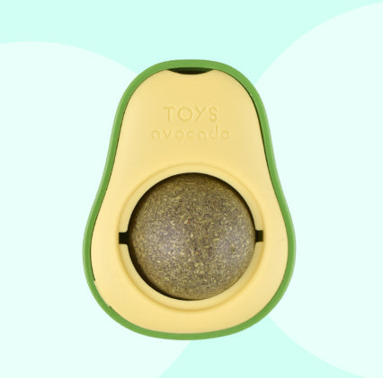 Avocado Cat Mint Multifunctional Catnip Toy 360 Rotating Self-healing Artifact Pet Supplies