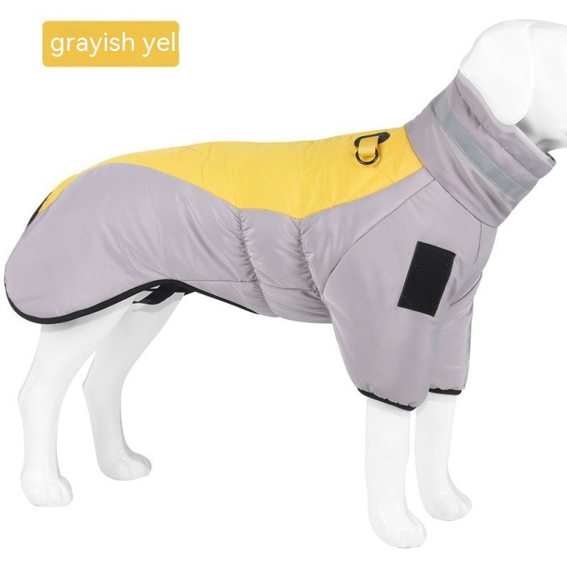 New Winter Dog Coat Waterproof Pet Clothes For Medium Large Dogs Warm Thicken Dog Vest Costume Labrador Jacket